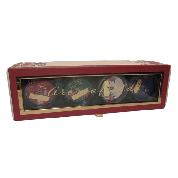 Aromafields Holiday Christmas Gift Box 4 Pack Winter Scented